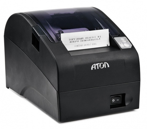 ККТ АТОЛ FPrint-22ПТК. Черный. Без ФН. USB. RS-232. Ethernet. 5.0